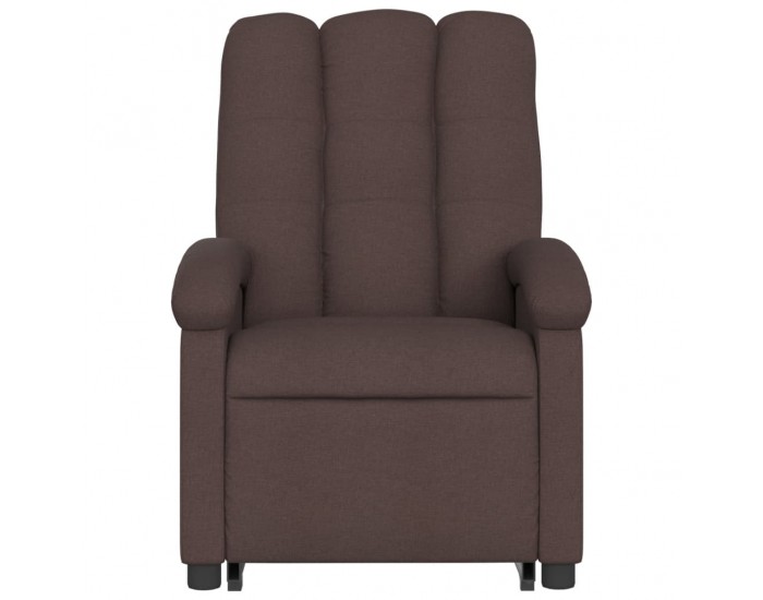 Sonata H Електрически изправящ реклайнер стол, тъмнокафяв, текстил