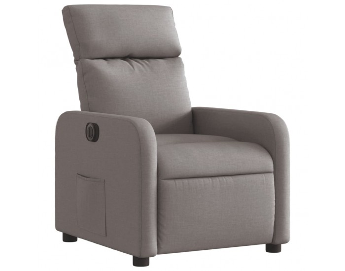 Sonata H Електрически реклайнер стол, таупе, текстил