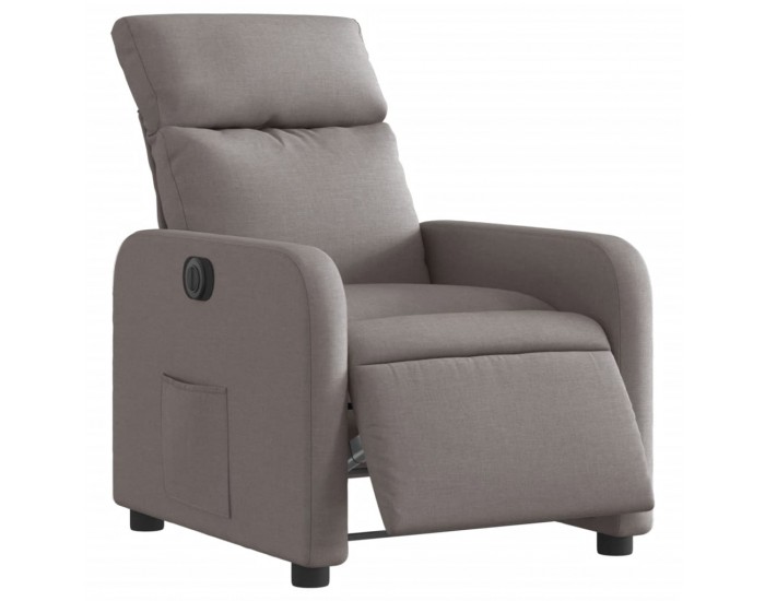 Sonata H Електрически реклайнер стол, таупе, текстил
