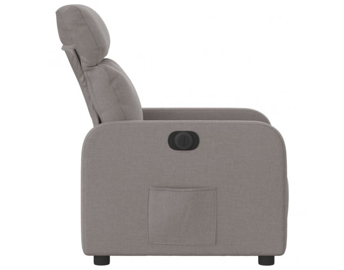 Sonata H Електрически реклайнер стол, таупе, текстил