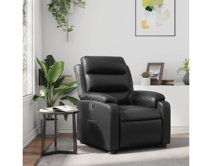 Sonata H Реклайнер, черен, изкуствена кожа