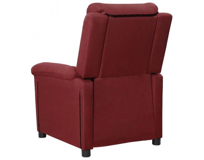 Sonata H Електрически стол реклайнер, виненочервен, текстил