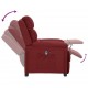 Sonata H Електрически стол реклайнер, виненочервен, текстил