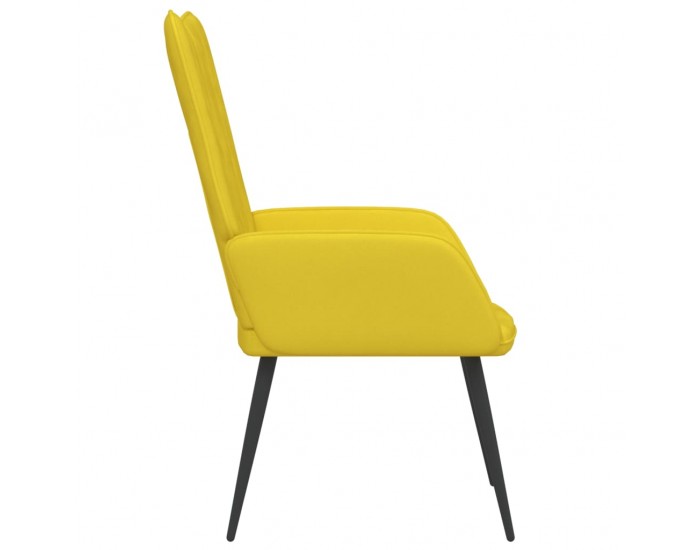 Sonata H Релаксиращ стол, горчица жълто, кадифе