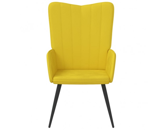 Sonata H Релаксиращ стол, горчица жълто, кадифе