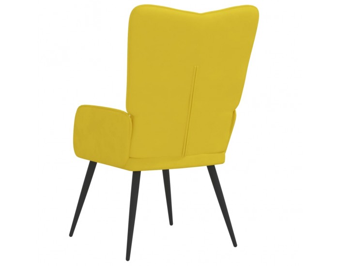 Sonata H Релаксиращ стол, горчица жълто, кадифе