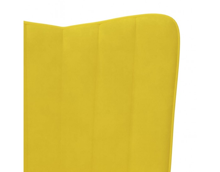 Sonata H Релаксиращ стол, горчица жълто, кадифе