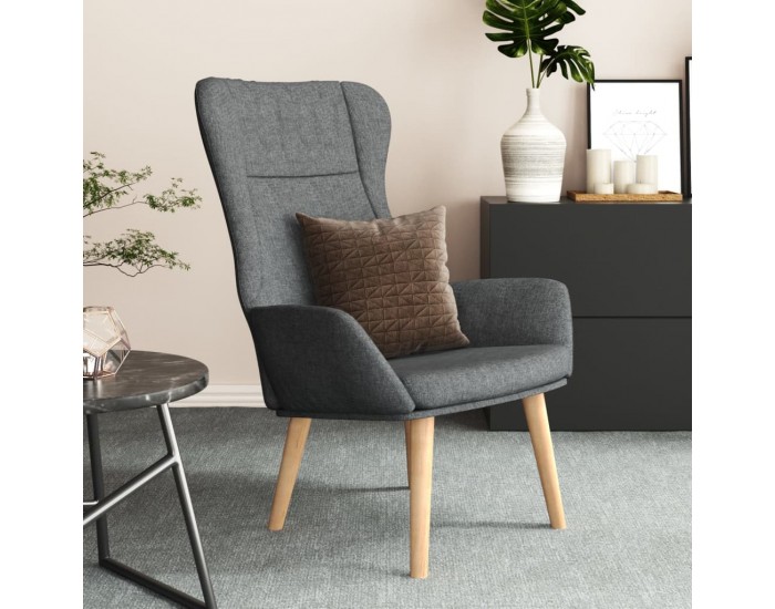 Sonata H Релакс стол, тъмносив, текстил