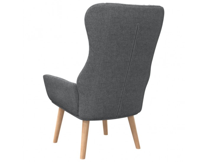 Sonata H Релакс стол, тъмносив, текстил