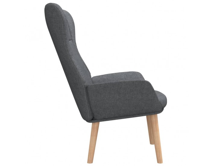 Sonata H Релакс стол, тъмносив, текстил