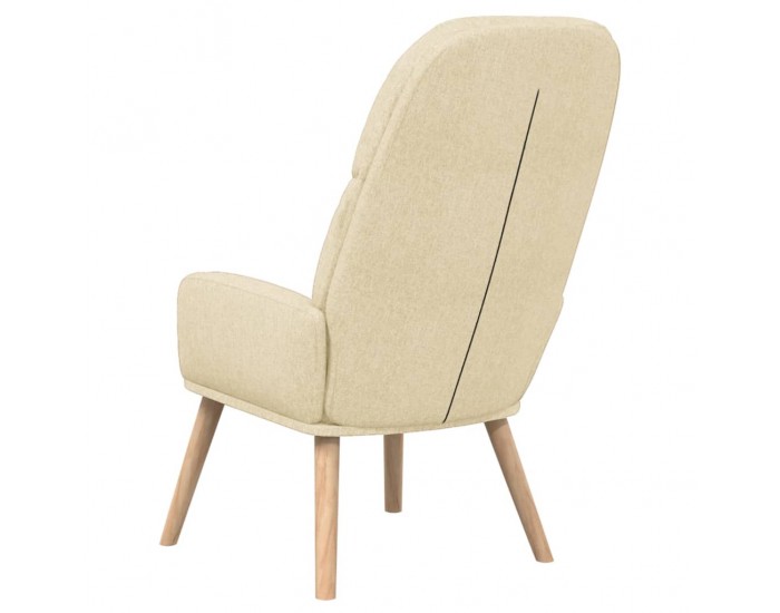 Sonata H Стол за релакс, кремав, текстил