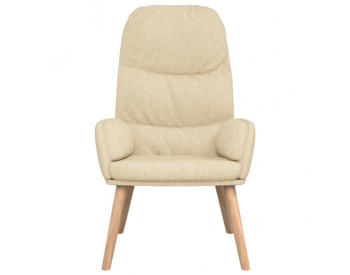 Sonata H Стол за релакс, кремав, текстил