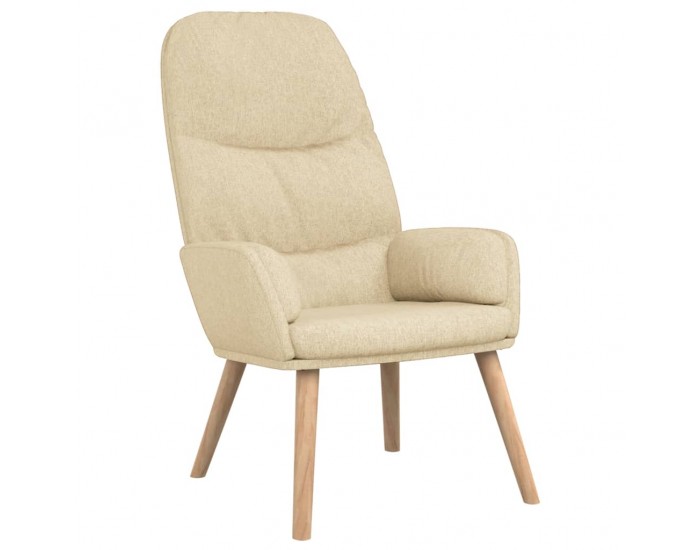 Sonata H Стол за релакс, кремав, текстил