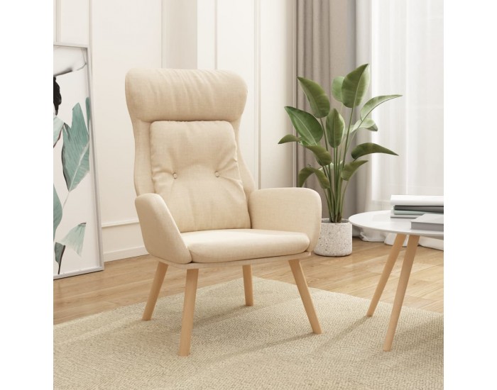 Sonata H Релакс стол, кремав, текстил