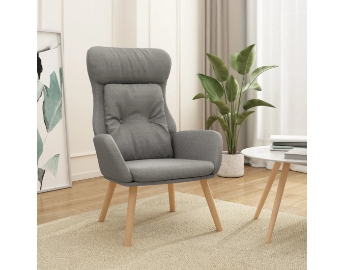 Sonata H Релакс стол, светлосив, текстил