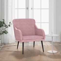 Sonata H Кресло, розово, 63x76x80 см, кадифе - Фотьойли