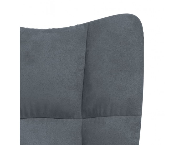 Sonata H Релакс стол, тъмносив, кадифе