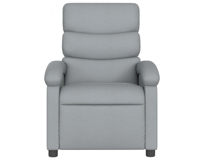 Sonata H Масажен реклайнер стол, светлосив, текстил