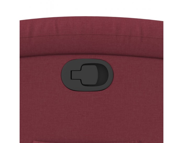 Sonata H Стол реклайнер, виненочервен, текстил