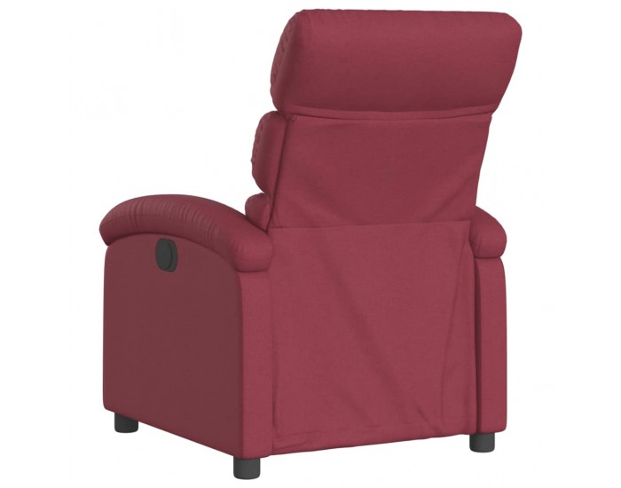 Sonata H Стол реклайнер, виненочервен, текстил