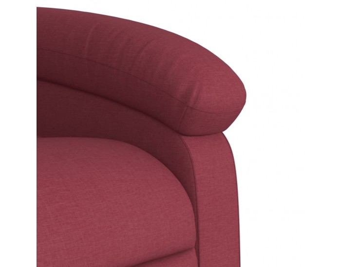 Sonata H Стол реклайнер, виненочервен, текстил
