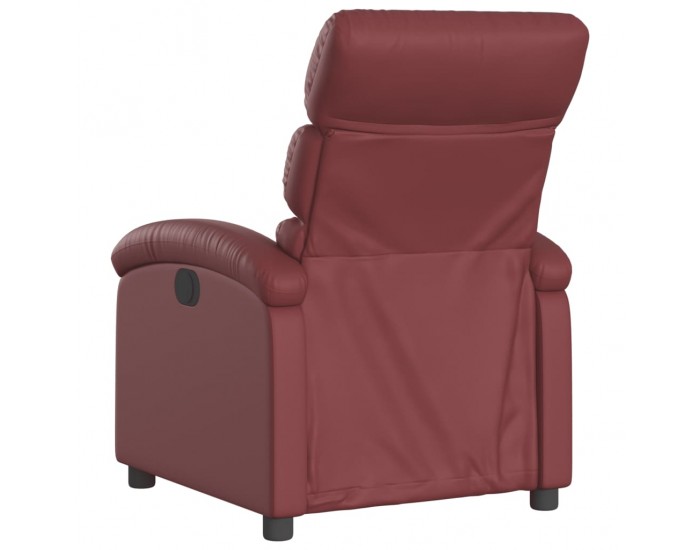 Sonata H Реклайнер стол, виненочервен, изкуствена кожа