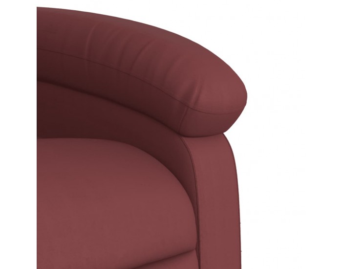 Sonata H Реклайнер стол, виненочервен, изкуствена кожа