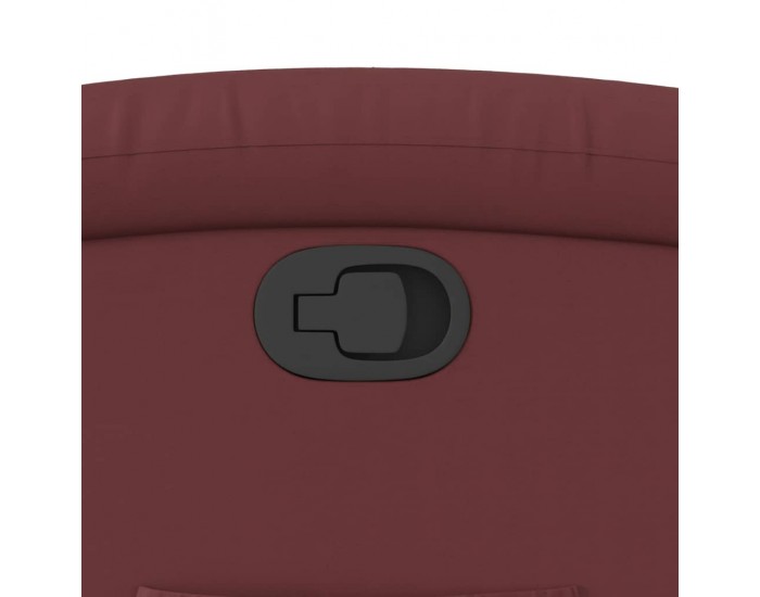 Sonata H Реклайнер стол, виненочервен, изкуствена кожа