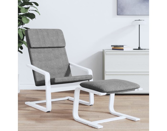 Sonata H Релакс стол, тъмносив, текстил