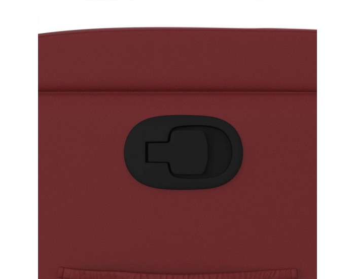 Sonata H Реклайнер стол, виненочервен, изкуствена кожа