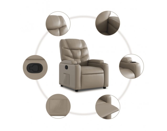 Sonata H Наклоняем стол, капучино, изкуствена кожа