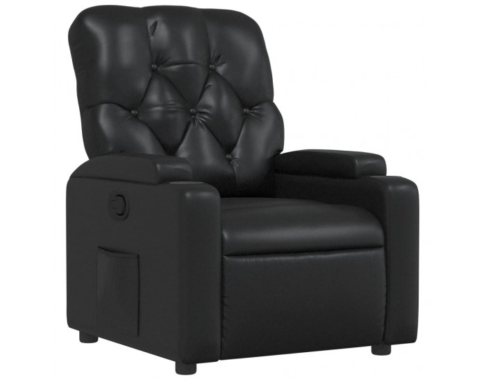 Sonata H Реклайнер, черен, изкуствена кожа