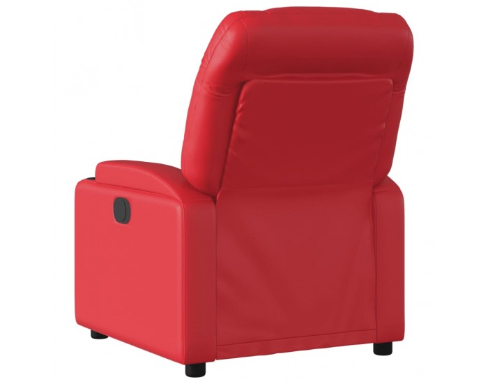 Sonata H Електрически стол реклайнер, червен, изкуствена кожа
