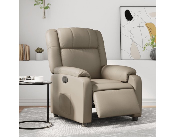 Sonata H Електрически стол реклайнер, капучино, изкуствена кожа