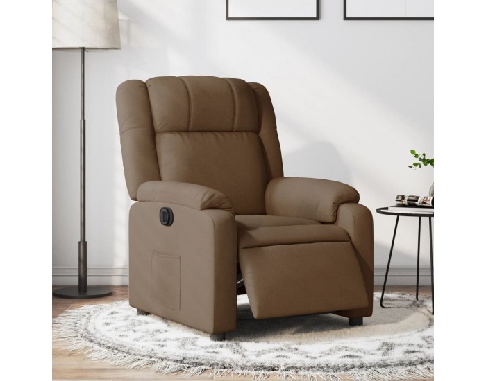 Sonata H Електрически наклоняем стол, кафяв, текстил