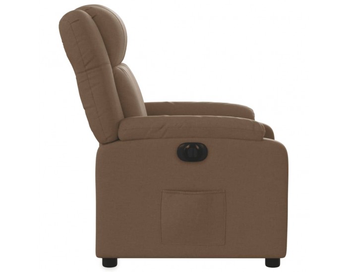 Sonata H Електрически наклоняем стол, кафяв, текстил