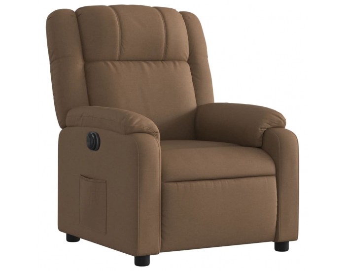 Sonata H Електрически наклоняем стол, кафяв, текстил