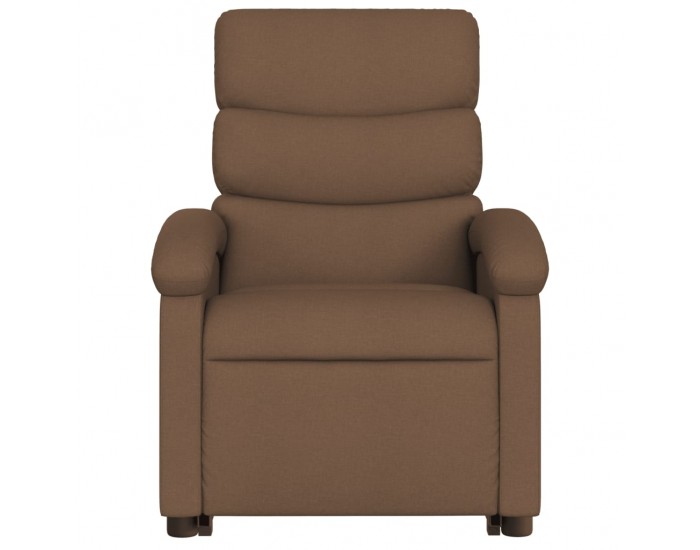 Sonata H Изправящ масажен реклайнер стол, кафяв, текстил