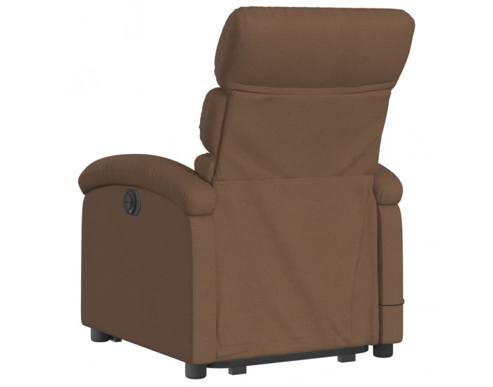 Sonata H Изправящ масажен реклайнер стол, кафяв, текстил