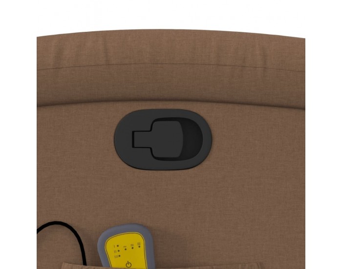 Sonata H Изправящ масажен реклайнер стол, кафяв, текстил