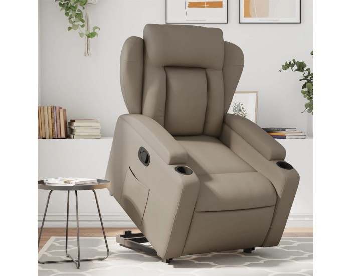 Sonata H Изправящ реклайнер стол, капучино, изкуствена кожа