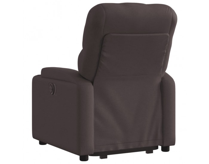 Sonata H Електрически изправящ реклайнер стол, тъмнокафяв, текстил