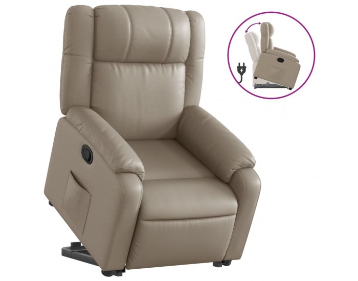 Sonata H Изправящ реклайнер стол, капучино, изкуствена кожа