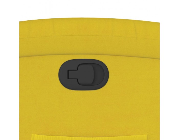 Sonata H Изправящ реклайнер стол, Жълто, кадифе