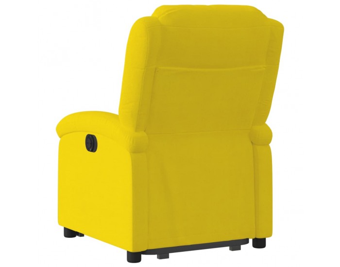Sonata H Изправящ реклайнер стол, Жълто, кадифе