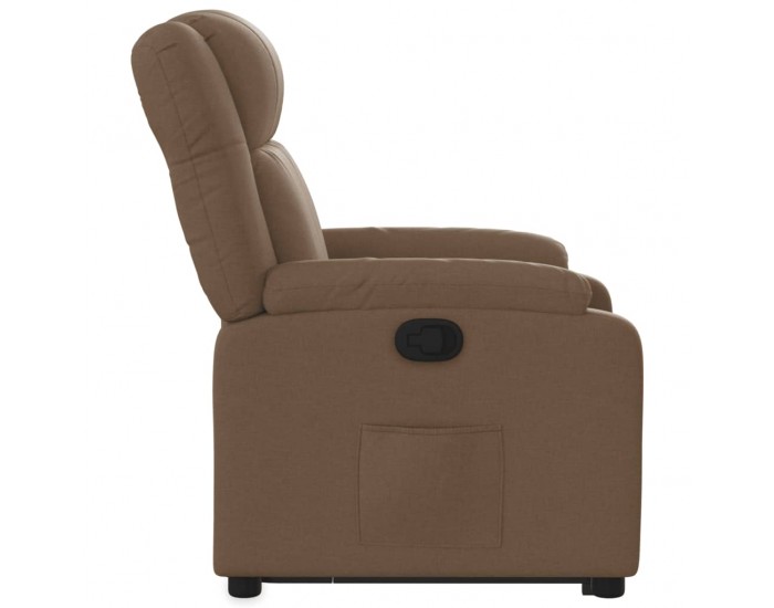 Sonata H Изправящ реклайнер стол, кафяв, текстил