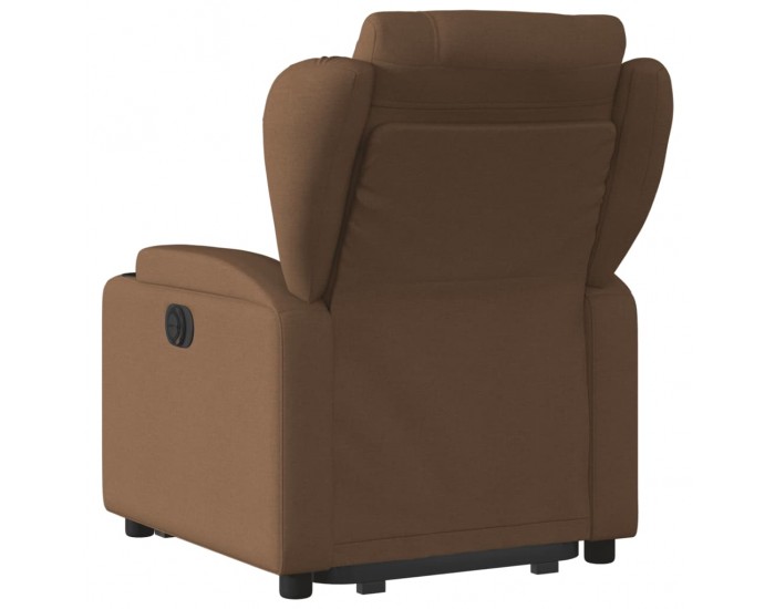 Sonata H Електрически изправящ реклайнер стол, кафяв, текстил