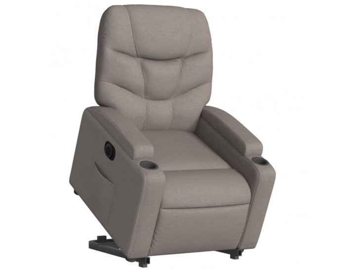 Sonata H Електрически изправящ реклайнер стол, таупе, текстил