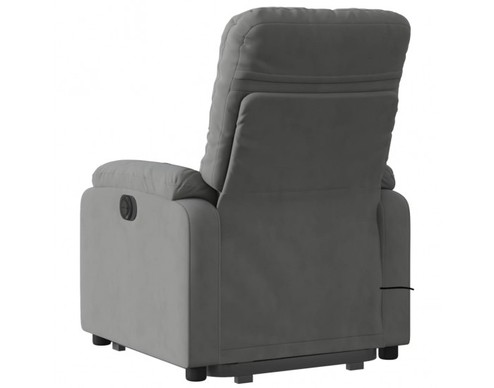 Sonata H Изправящ масажен наклоняем стол тъмносив, микрофибърен текстил