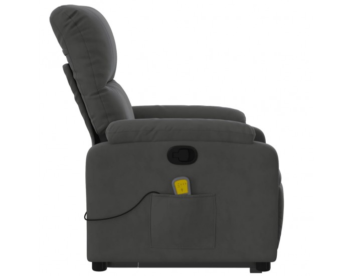 Sonata H Изправящ масажен наклоняем стол тъмносив, микрофибърен текстил